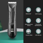 ⁦Beard Trimmer,Waterproof Pubic Hair Groomer | Rechargeable Shaving Tool Precision Grooming for Body Face Mustache Nose Husband Travel⁩ - الصورة ⁦7⁩