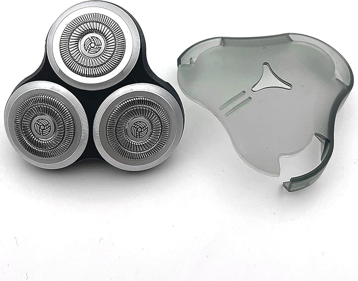 ⁦SH90 Shaving Head Compatible with Philips Series 9000 (with Blade Holder), SH90 Replacement Shaving Head for Philips Razor Series 9000(9xxx) 8000(8xxx) (with Protective Case, Double Brush)⁩ - الصورة ⁦6⁩
