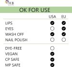 ⁦TKB Trading, LLC Lip Liquid Color | Liquid Lip Color for Gloss Base, DIY Lip Gloss, Pigmented Lip Gloss and Lipstick Colorant, Made in USA (1floz (30ml), Sideshow Pink)⁩ - الصورة ⁦2⁩