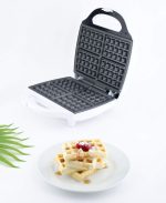 ⁦JANO 1400W Electric Waffle Maker, White, JN1366 2 Years warranty⁩ - الصورة ⁦5⁩