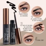 ⁦Cilrofelr Tattoo Peel Off Eyebrow Gel Tint, Semi Permanent Tattoo Brow Peel Off Tint Gel, Last Up to 3 Days, Waterproof, Transfer-proof, For Fuller & Defined Looking Brows, Dark Brown (2 Pack)⁩ - الصورة ⁦7⁩