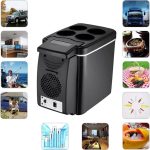 ⁦Avcbno Compact refrigerator سخان فريزر ثلاجة السيارة Mini Auto Freezer Cooler & Warmer Electric الثلاجة الثلجية المحمولة الثلج الثلج المحمولة ،⁩ - الصورة ⁦5⁩