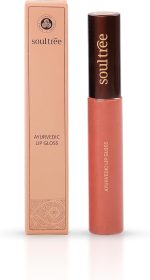 ⁦SoulTree Ayurvedic Lip Gloss - Coral Pink Colour(203), 5 g⁩ - الصورة ⁦3⁩