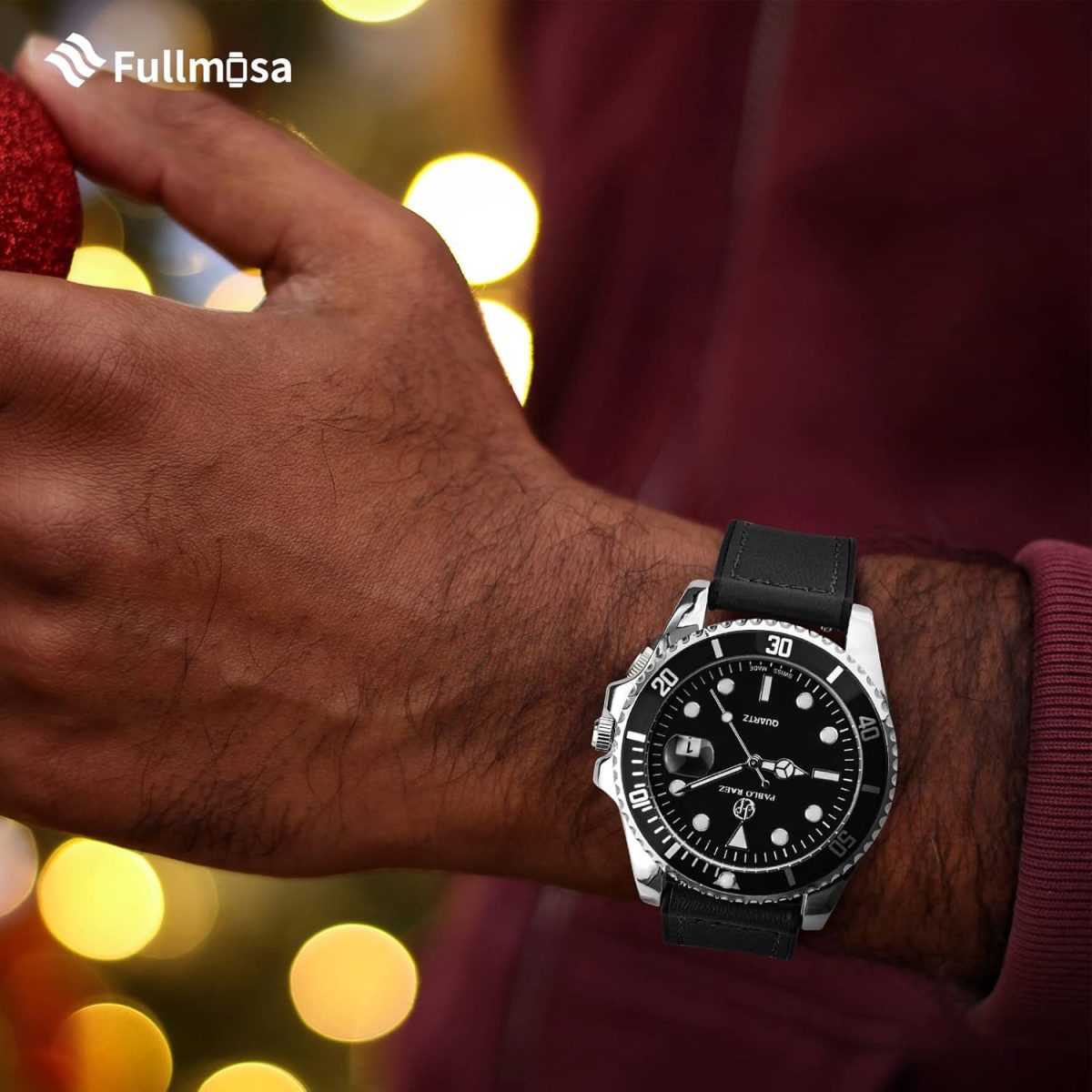 ⁦Fullmosa 20mm/22mm Watch Strap, Leather and Meex Smart Watch Strap Compatible with Amazfit/Huawei/Casio/Fossil, for Men and Women⁩ - الصورة ⁦7⁩