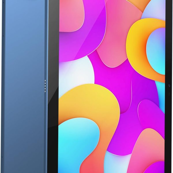 OTEETO TAB 15 Tablet/10.1 Inch/4G SIM/iOS Style Operating System/5G Dual SIM/Octa Core Processor/Included Flip Cover&Keyboard/8GB RAM + 512 GB ROM/Android 13/6000 mAh/8MP Front+13 MP Rear (Blue)