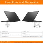 ⁦Lenovo V15 G4 Laptop, AMD Ryzen 5 7520U, 16GB DDR4 RAM, 2TB PCIe SSD, 15.6" FHD, AMD Radeon 610M, QWERTZ Keyboard, Windows 11 Pro, Office 2021, Black⁩ - الصورة ⁦8⁩