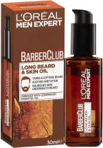L'Oreal Paris Men Expert Beard Oil, Tames and Softens Beard, Soothes Irritation and Nourishes Skin, Men Expert Barber Club, 30 Milliliters