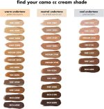 ⁦e.l.f. Camo CC Cream, Color Correcting Full Coverage Foundation with SPF 30, Light 210 N, 1.05 Oz⁩ - الصورة ⁦4⁩