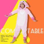⁦Yemnut Halloween Christmas Unisex Kids Flannel Cosplay Onesie Costume Outfit Suit for Girls and Boys⁩ - الصورة ⁦2⁩