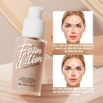 ⁦KASTWAVE Foundation Makeup, Durable Waterproof Soft Matte Liquid Foundation, Oil Control Concealer Cream Full Coverage Foundation. (102 Nude, 40 ml)⁩ - الصورة ⁦7⁩
