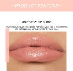 ⁦MAEPEOR Shiny Lipgloss Set 6PCS Smooth Moisturizing Lip Gloss Neutral Nude Nourishing Glossy Lipgloss (6PCS Set B)⁩ - الصورة ⁦4⁩