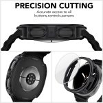 ⁦Galaxy Watch 8 Screen Protector, Samsung Watch 8 Case, Tempered Glass Cover with Hard Bumper for Scratch Protection and Full Display Safety, Compatible with 40mm Smartwatch, 2pk⁩ - الصورة ⁦3⁩