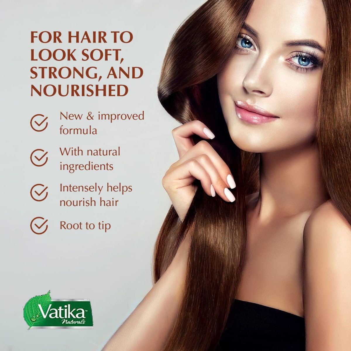 ⁦Vatika Naturals Olive Enriched Hair Oil 300 ml - With Goodness Of Blackseed - Amino Acids & Vitamins, For Nourishing & Protection Of Hair⁩ - الصورة ⁦5⁩
