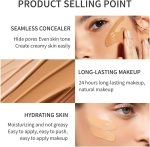 ⁦KASTWAVE Foundation Makeup, Durable Waterproof Soft Matte Liquid Foundation, Oil Control Concealer Cream Full Coverage Foundation. (102 Nude, 40 ml)⁩ - الصورة ⁦5⁩