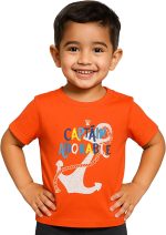 ⁦LUAY 100% Organic Cotton T-Shirts for Boys & Girls Festive Short Sleeve Styles in Vibrant Colors and Patterns for Kids and Toddlers_Regular Fit⁩ - الصورة ⁦5⁩