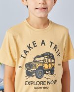 ⁦REDTAG Boys Printed T-Shirt⁩ - الصورة ⁦4⁩