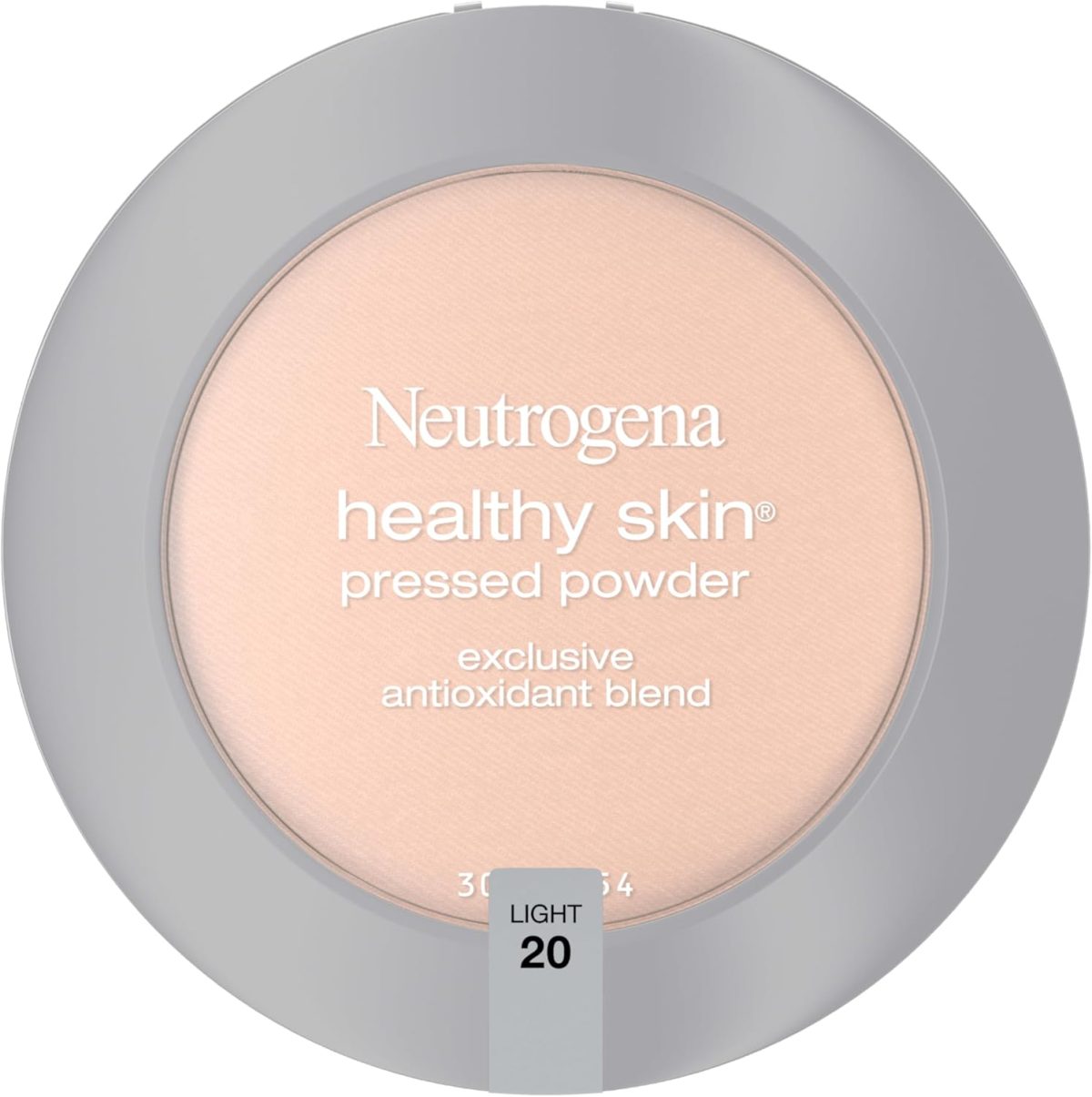 Neutrogena Healthy Skin Pressed Makeup Powder Compact with Antioxidants & Pro Vitamin B5, Evens Skin Tone, Minimizes Shine & Conditions Skin, Light 20,.34 oz