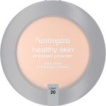 Neutrogena Healthy Skin Pressed Makeup Powder Compact with Antioxidants & Pro Vitamin B5, Evens Skin Tone, Minimizes Shine & Conditions Skin, Light 20,.34 oz