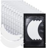 KASTWAVE Hypoallergenic Lint-Free Waterproof Sticky Well Foam Eye Pads Lash Extensions-25 Pairs
