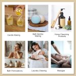⁦ECVV 4pcs Essential Oil Set 10ml Each Bottle For Humidifier Oil Fragrance Diffuser Home Fragrance Refill Oils Gift Set⁩ - الصورة ⁦4⁩