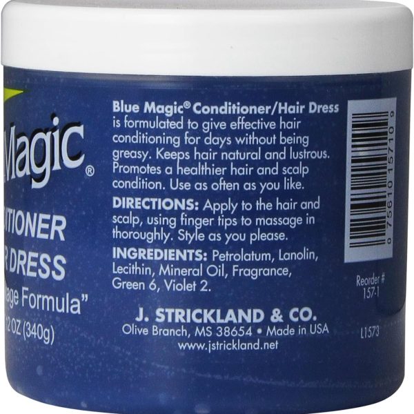 Blue Magic Conditioner Hair Dress The Original (12oz)