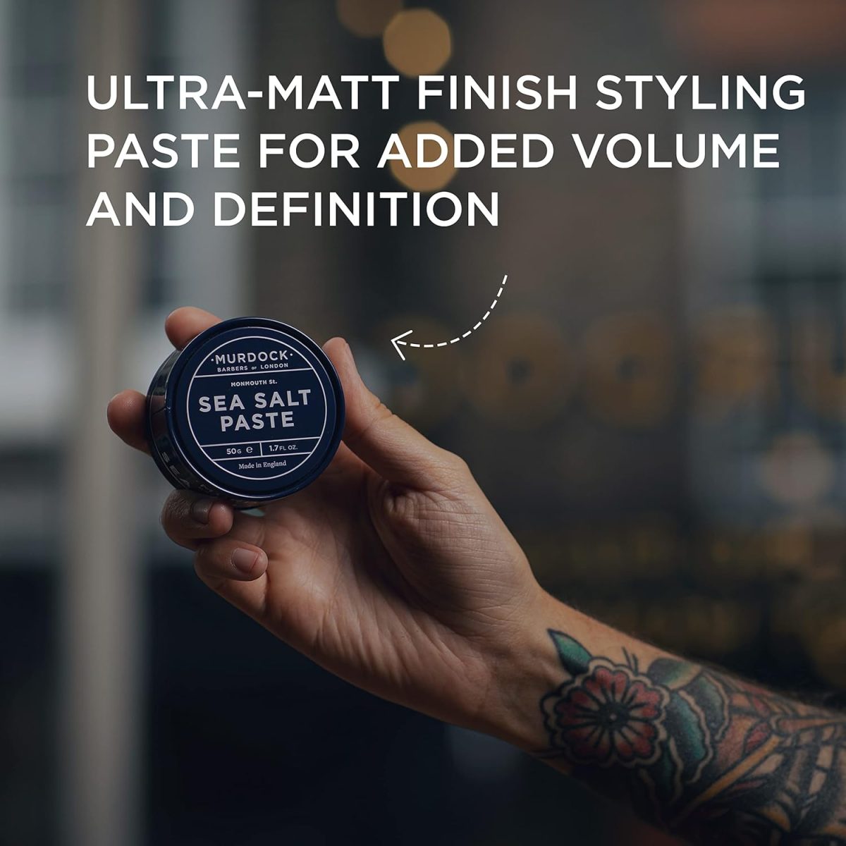 ⁦Murdock London Sea Salt Paste | Ultra-Matt Finish Styling Paste With a Strong Hold That Lasts The Day | Made in England | 50g⁩ - الصورة ⁦2⁩