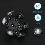 ⁦Auruveby 7d Electric Shaver Replacement Heads Bald 7 Head Razor Universal Replacement Head Wet and Dry Compatible Waterproof Replacement Head for Bald Men (Black)⁩ - الصورة ⁦5⁩