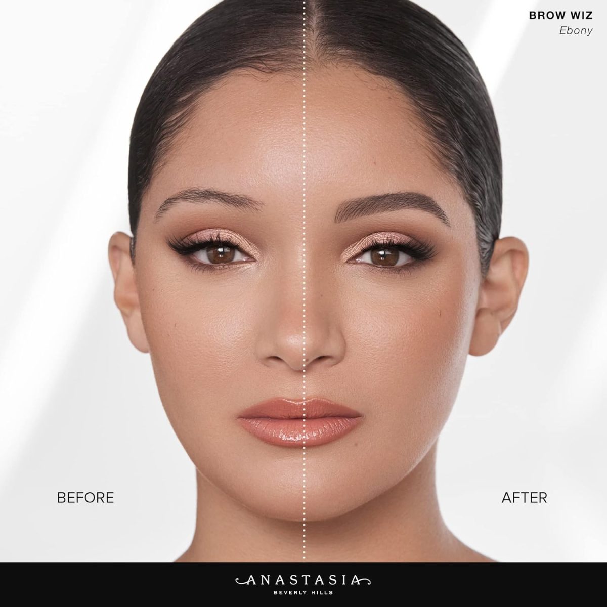 ⁦Anastasia Beverly Hills Brow Wiz - Ebony for Women 0.003 oz Eyebrow, White⁩ - الصورة ⁦3⁩