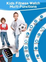 ⁦ZONEY Kids Fitness Tracker Watch with Games, IP68 Waterproof Kids Smart Watch with 20 Sport Modes, Pedometers, Alarm Clock, Sleep Tracker, DIY Watch Face, for Boys Girls Teens⁩ - الصورة ⁦2⁩