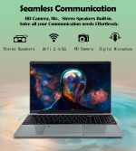 ⁦IJKKJI Laptop - Laptop Computer, 15.6 Inch Laptops, 8GB DDR4 RAM 512GB SSD, Celeron N5095, Computers with Win 11, 1920 x 1080 Display, Type-C, HD for Businesses and Students⁩ - الصورة ⁦6⁩