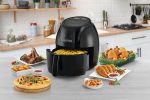 ⁦BLACK+DECKER 8-in-1 Digital Air Fryer with Window, 7.2L Large Capacity, 1800W, Rapid Air Technology, LED Touch Display, Dehydrate Function, Dishwasher Safe Basket, Cool-Touch Handle - AF7210-B5⁩ - الصورة ⁦7⁩