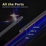 ⁦اسس لابتوب فيفو بوك جو 14 انش FHD، انتل سيليرون N4500، مايكروسوفت 365 لمدة عام واحد، واي فاي 5، USB نوع C، عمر بطارية 10 ساعات، ويندوز 11 هوم في وضع S، مع HDMI (4GB RAM | تخزين 128GB)⁩ - الصورة ⁦8⁩