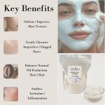 ⁦ClearLee Kaolin Clay Cosmetic Grade Powder - 100% Pure Natural Powder - Great For Skin Detox, Rejuvenation, and More - Heal Damaged Skin - DIY Clay Face Mask (8 oz)⁩ - الصورة ⁦2⁩