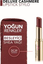 ⁦Flormar F/M Deluxe Cashmere Lipstick - 39 Love Much⁩ - الصورة ⁦3⁩