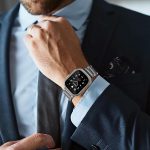 ⁦synsing Titanium Band for Apple Watch Ultra 2 49mm Series 10 46mm, Titanium Metal Watchband Strap for iWatch 45mm 44mm 42mm 41mm 40mm 38mm Series 9/8/7/6/5/4/3/2/1/SE⁩ - الصورة ⁦5⁩