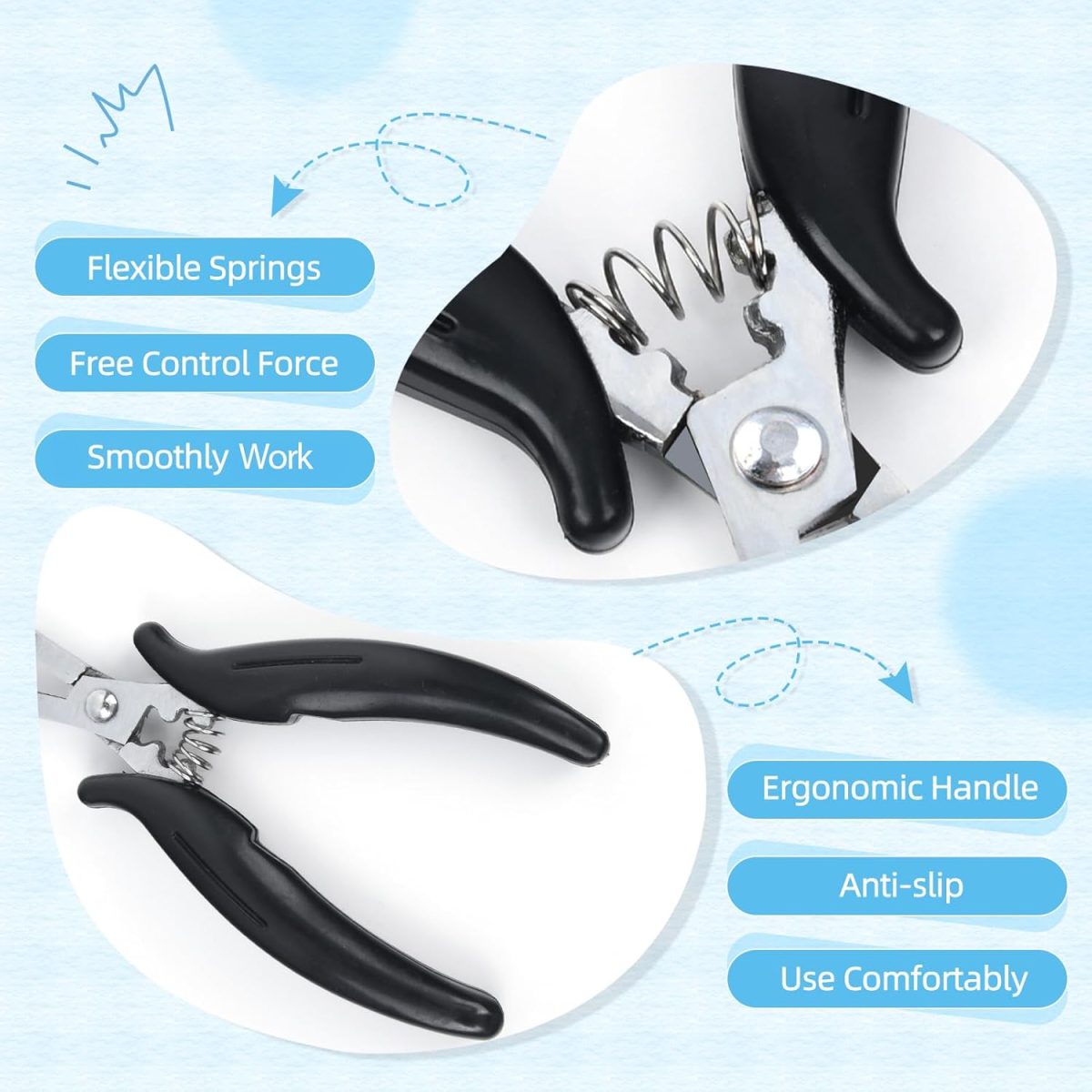 ⁦Neitsi Fusion Bond Crusher Tool for Keratin Hair Extensions⁩ - الصورة ⁦3⁩