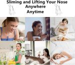 ⁦Quecc Nose Shaper Clip, Pain-Free Nose Bridge Straightener Corrector, Soft Silicone Nose Slimmer Rhinoplasty Device Nose Up Lifting Clip Beauty Tool(Unisex)⁩ - الصورة ⁦7⁩