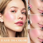 ⁦3 Pcs Blush Stick With Brush, Waterproof Multi Cream Makeup, Lightweight, Long-lasting, Easy To Use, 2 in 1 Multi Stick for Cheeks, Lip Tint & Eyeshadow, for All Skin⁩ - الصورة ⁦6⁩