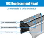 ⁦1 Pack Series 7 70S Electric Shaver Head Replacement,Compatible with Braun Series 7 Shavers 720cc, 730cc, 735s, 750cc, 760cc, 790cc⁩ - الصورة ⁦6⁩