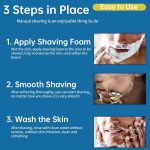 ⁦YHRY Razor Blades Refills, Razor Blades for Men Blades Shaving Compatible with Gillette Mach 3, 3 Layer Face Razors Blades with Double Lubrication Strip for Men Father Boyfriend Home Office Use（8 Pcs）⁩ - الصورة ⁦9⁩
