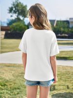 ⁦Haloumoning girls C4c087 T-Shirt⁩ - الصورة ⁦5⁩