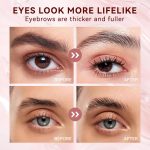 ⁦Azonee Eyebrow Gel Clear Eyebrow Shaping Wax Brow Gel Brow Styling Wax Soap Brows Waterproof Long-lasting Eyebrows Styling Wax for Holding Brows In Place and Brow Lamination Effect for Women Girl⁩ - الصورة ⁦5⁩