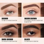 ⁦Cilrofelr Tattoo Peel Off Eyebrow Gel Tint, Semi Permanent Tattoo Brow Peel Off Tint Gel, Last Up to 3 Days, Waterproof, Transfer-proof, For Fuller & Defined Looking Brows, Dark Brown (2 Pack)⁩ - الصورة ⁦5⁩