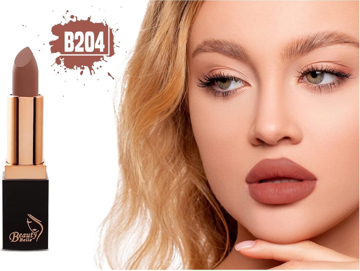 ⁦Beauty Belle Long Lasting Matte Lipstick B204 Pink 3G⁩ - الصورة ⁦2⁩