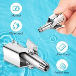 ⁦KASTWAVE Nose Hair Trimmer - Manual Nose Hair Trimmer, Professional Nose & Ear Hair Clipper, Unisex, No Battery, Painless, Stainless Steel, Waterproof⁩ - الصورة ⁦2⁩