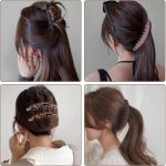 ⁦Bukela 6 Pieces Large Banana Hair Clips for Women Strong Hold Ponytail Holder Banana Clips for Fine Thick French Hair Accessories for Girls and Women⁩ - الصورة ⁦4⁩