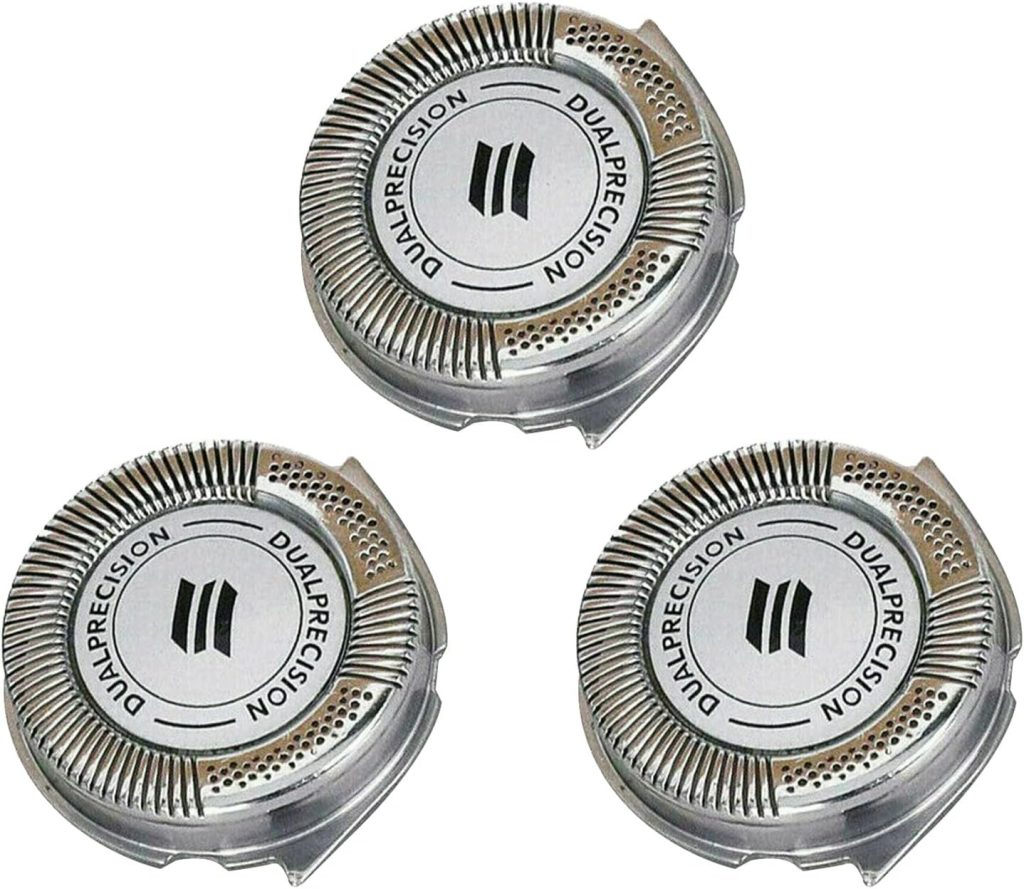 WOSEEN 3PCS Replacement Shavers-Blade Replacement for Philips No-relco R-azor HQ8 Dual-Precisions Shavers Blade-Heads