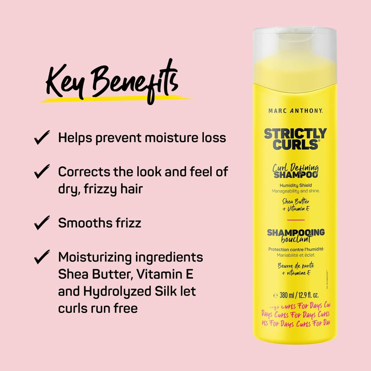 ⁦MARC ANTHONY STRICTLY CURLS SHAMPOO 380ML:003000⁩ - الصورة ⁦2⁩