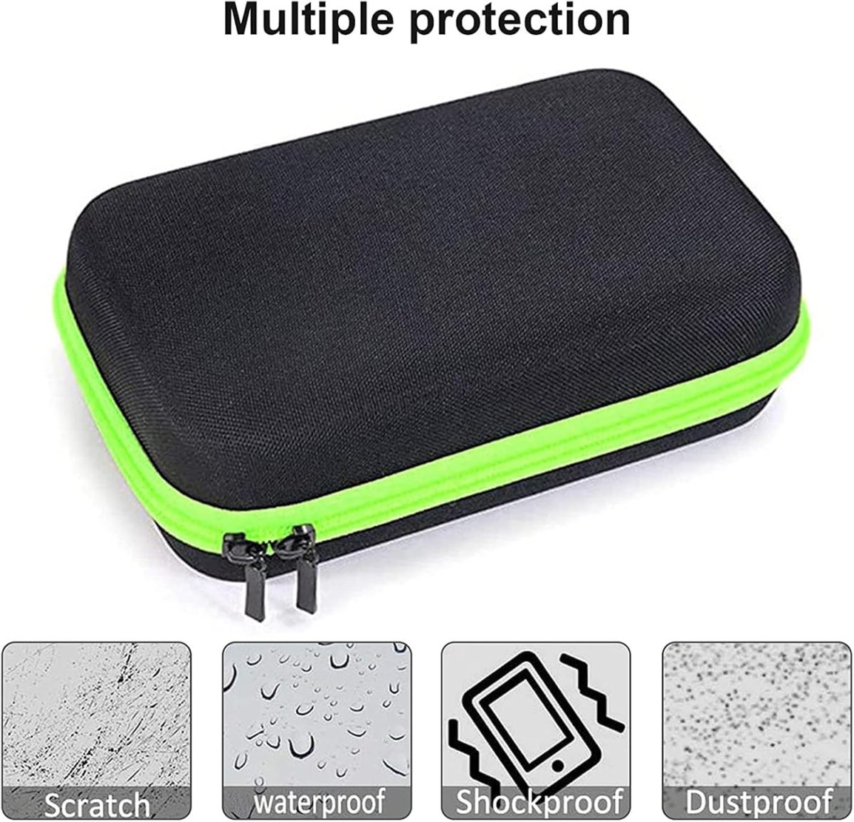 ⁦Travel Organizer Carrying Bag for One Blade Hybrid Electric Trimmer and Shaver, Hard Case Compatible for One Blade QP2520 QP2530 QP2620 QP2630⁩ - الصورة ⁦2⁩