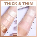 ⁦Erinde Liquid Highlighter Makeup, Shimmer Cream Highlighter, Natural Light Face Highlighter, Brightening Liquid Highlight, Face Body Glow Makeup, Glow Drops Makeup, Glitter Highlighter Makeup⁩ - الصورة ⁦4⁩
